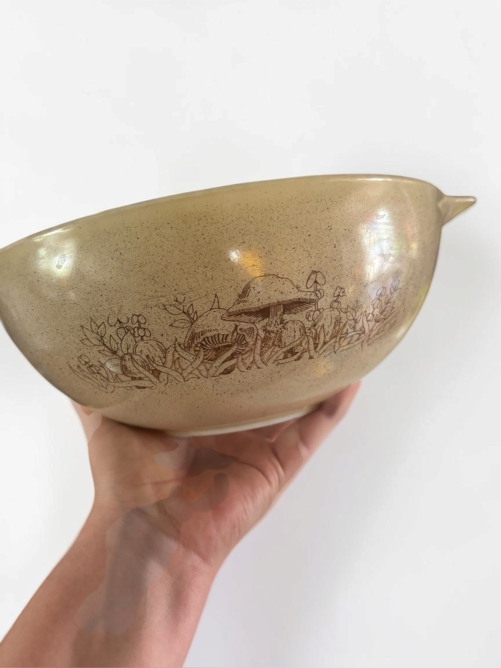 Vintage Pyrex Forest Fancies 475-B 2.5L Mushroom Cinderella Casserole Bowl